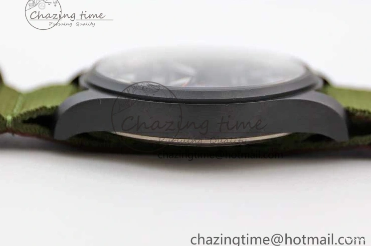 MIROTIME 0304 Packable Mark XVIII ‘TOPGUN SFTI’ Ceramic M+F Best Edition Black Dial on Green Nylon Strap 7048